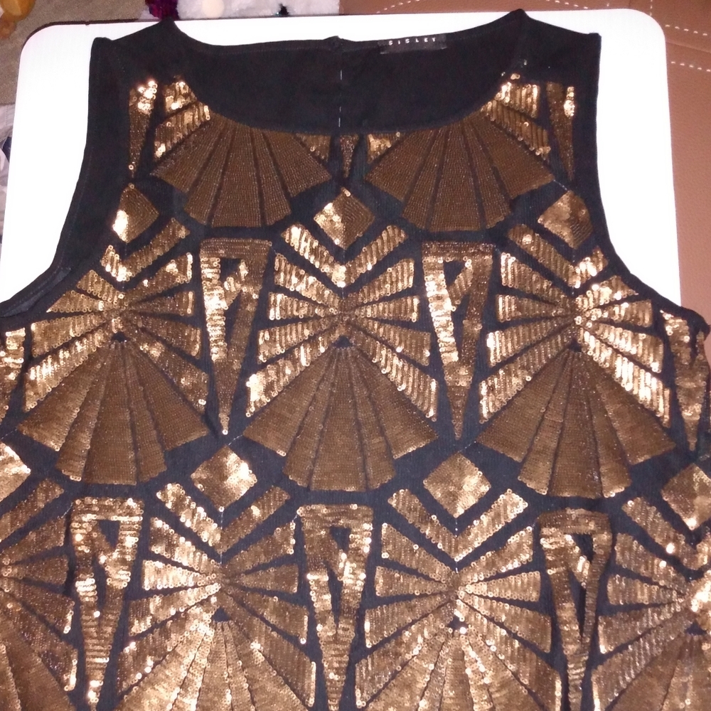Sisley sequin top